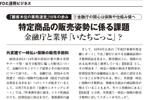 【ファンド情報：掲載】特定商品の販売姿勢に係る課題