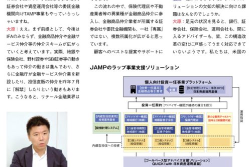 金融機関向けメディア「Ma-Do」で代表の大原のインタビュー記事が掲載されました